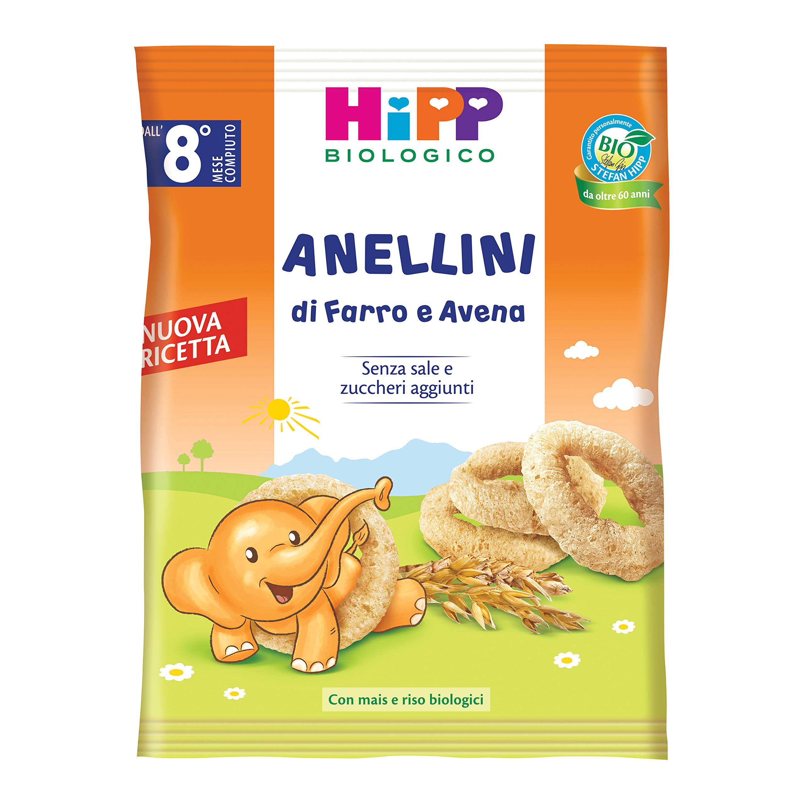 Hipp Snack Anellini Di Farro E Avena, 30g
