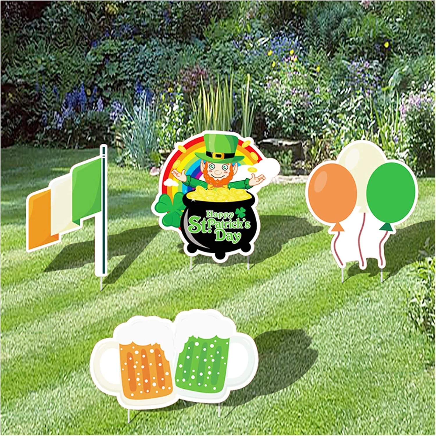 Alimtois 4 Pack St. Patrick's Day Outdoor Sta Shipping included 8 San Diego Mall Decorations with