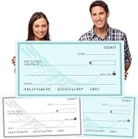 Vista 5 de Cheque gigante reutilizable – Placa de borrado en seco de gran tamaño de 30 x 16 pulgadas, cheque falso, cheque de donaciones, recaudación