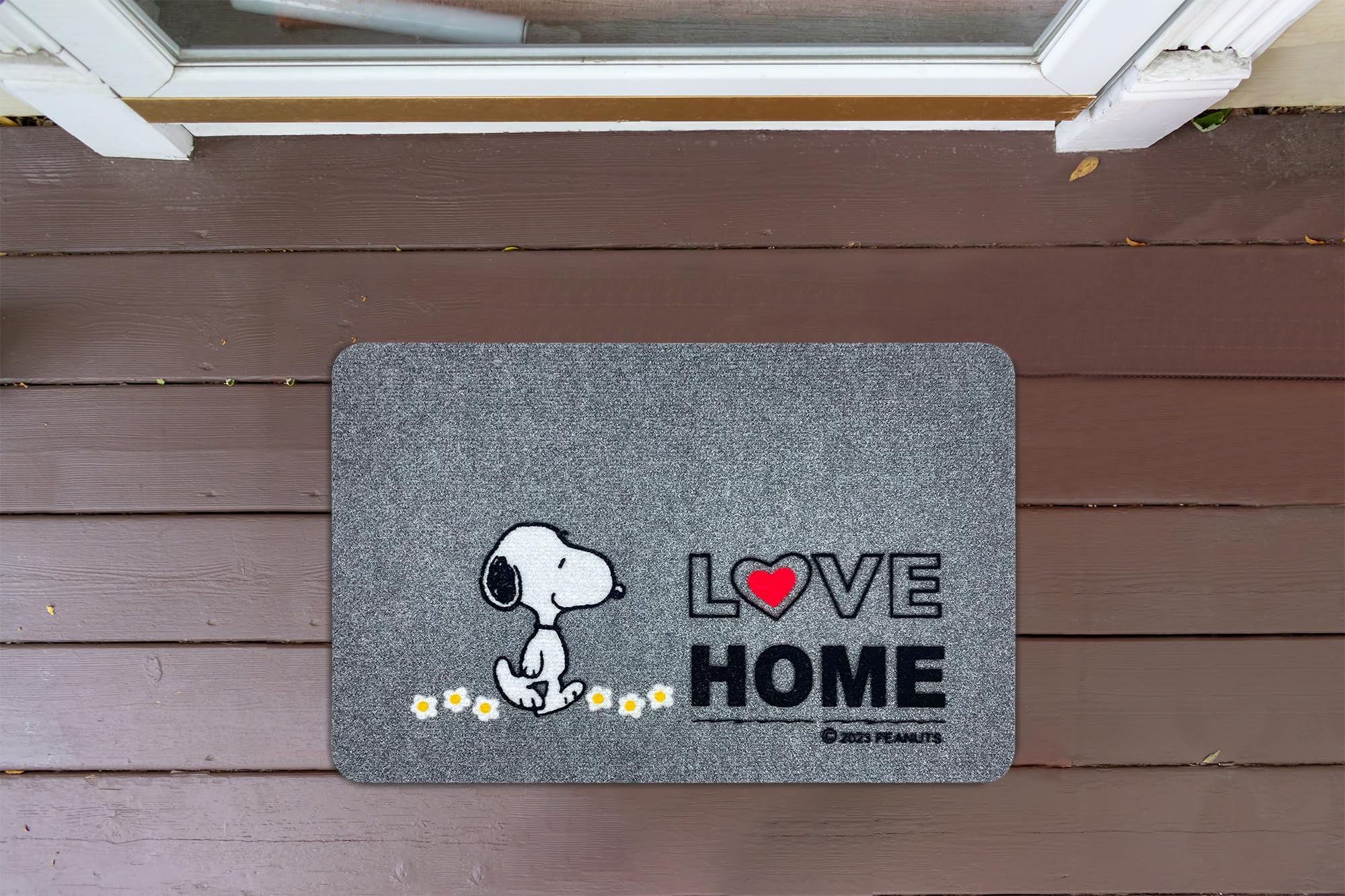Zerbino Peanuts Originale 40x60 Cm - Tappeto Ingresso Antiscivolo Con Snoopy | Ideale Regalo Divertente - Foto 4