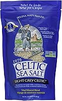 Light Grey Celtic Sea Salt 1 Pound Resealable Bag - Additive-Free, Delicious Sea Salt, Perfect for Cooking, Baking and...