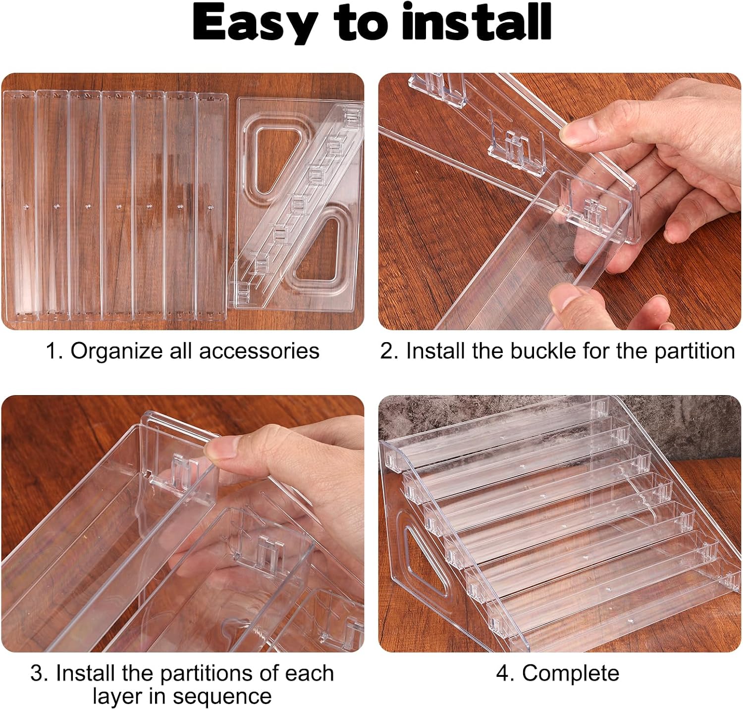 2 PSC Military Challenge Coin Holder Display Stand 7 Layer Large Capacity Acrylic Military Challenge Coin Rack-Holds 98 Coins,Army Collectible Coins Holder Display for Collectors Military Enthusiasts Veterans