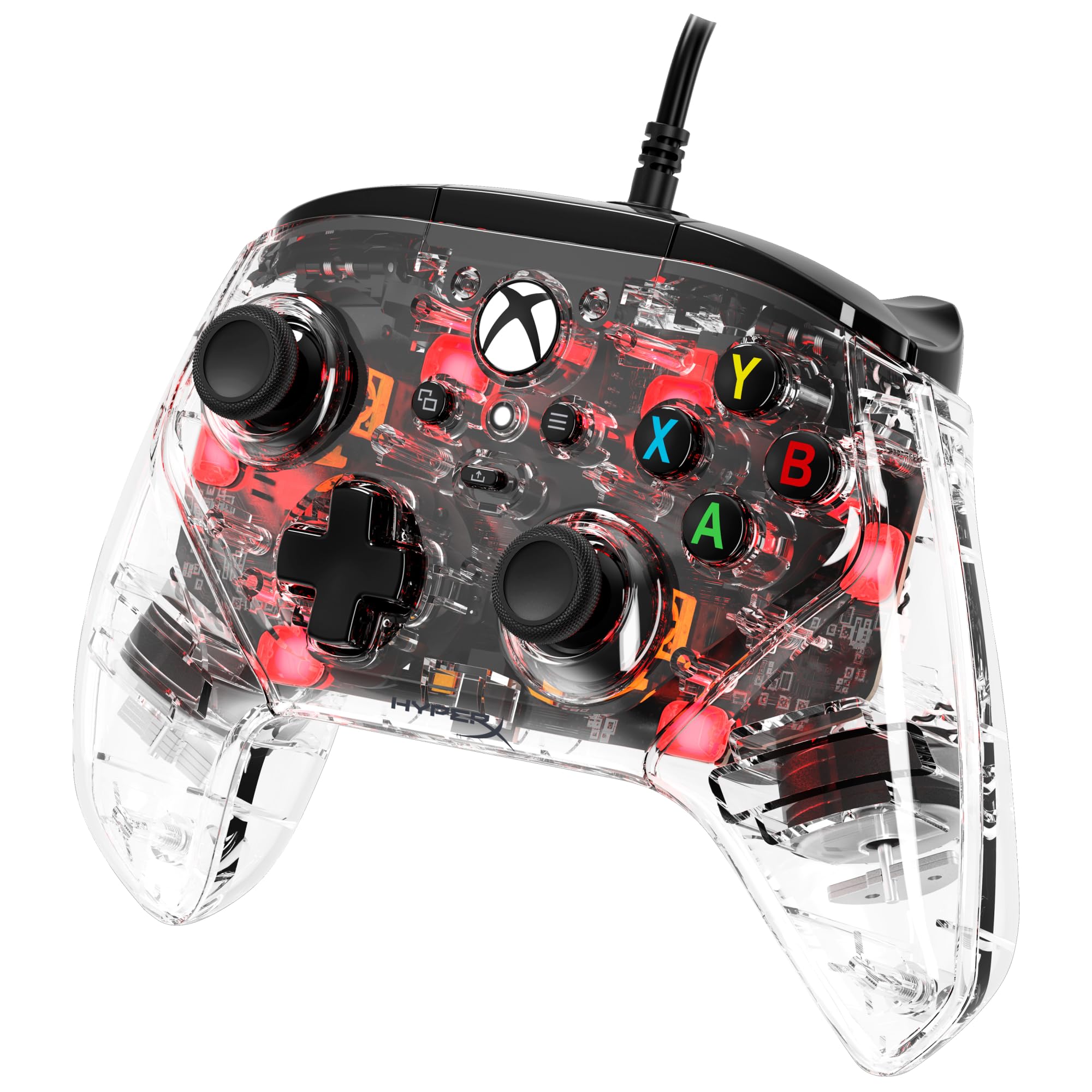 HyperX Clutch Gladiate RGB Manette filaire pour Xbox One, Xbox Series X|S, Windows 10/11, Joystick, Gamepad, Moteurs de vibration double, RGB
