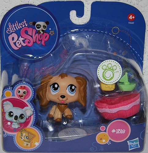 Littlest Pet Shop - Portable Pets - Spaniel #1318 - with accessories