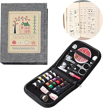 Embroidery Book,Embroidery Stitch Book,Sewing Books for Beginners Adult,Plus a Set of Sewing Tools