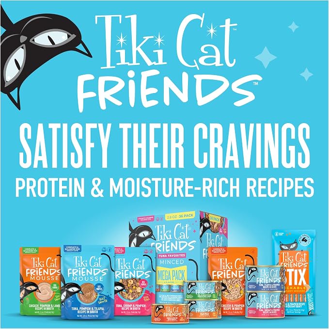 Alimento húmedo para gato Tiki Cat Aloha Friends 5.5 oz lata pack 8 miniatura 11