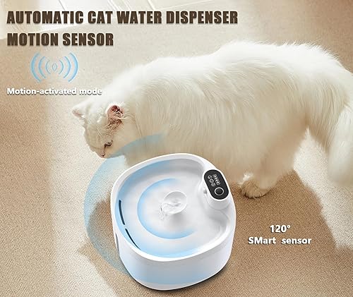 Miniatura 3 de Paquete de 6 filtros de repuesto para fuente de gato, paquete de 2 esponjas de filtro de bomba de agua para mascotas para dispensador de agua