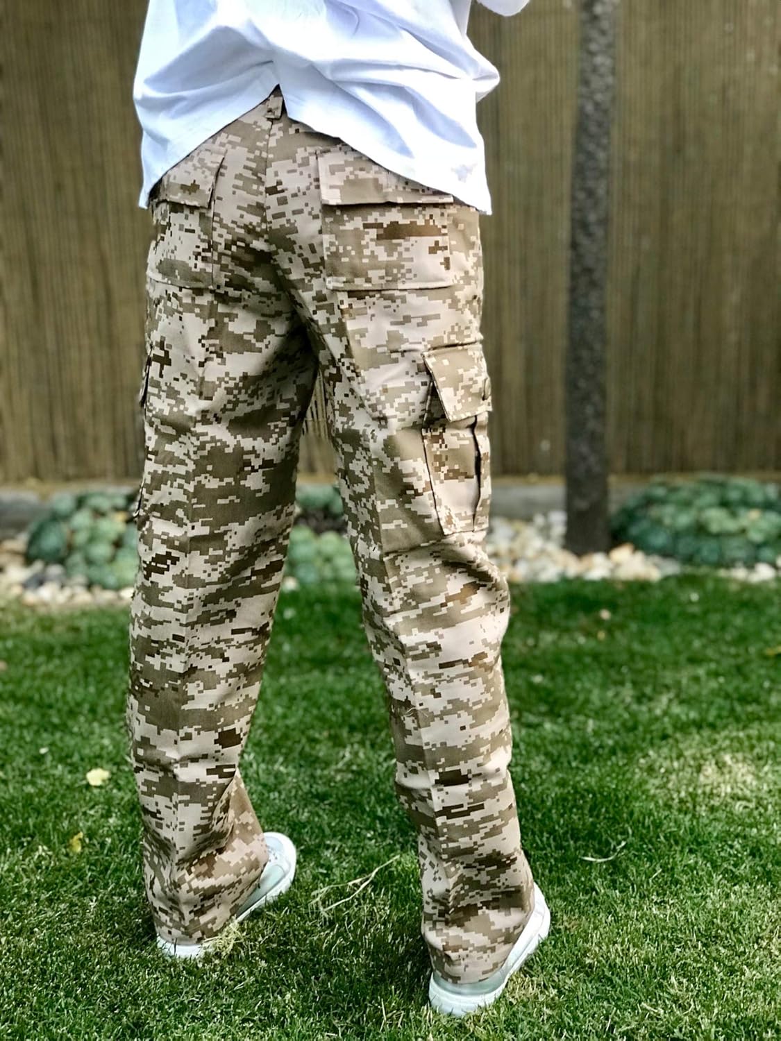 BACKBONE Boys Girls Kids Combat Army Ranger Camping Outdoor camo Cargo Pants Trousers - Image 3
