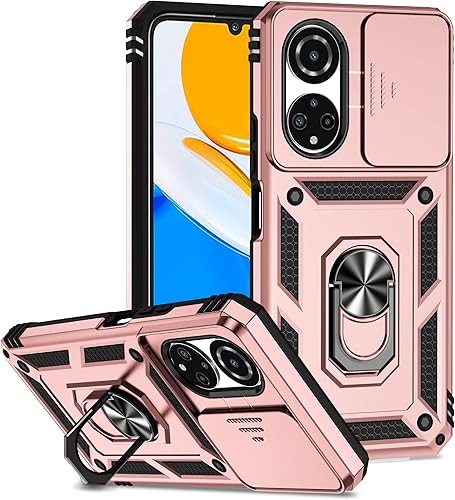 Funda compatible con Honor X7, compatible con Honor Play 30+ Plus, funda 2 en 1, soporte estable con soporte deslizante para lente de cámara, color