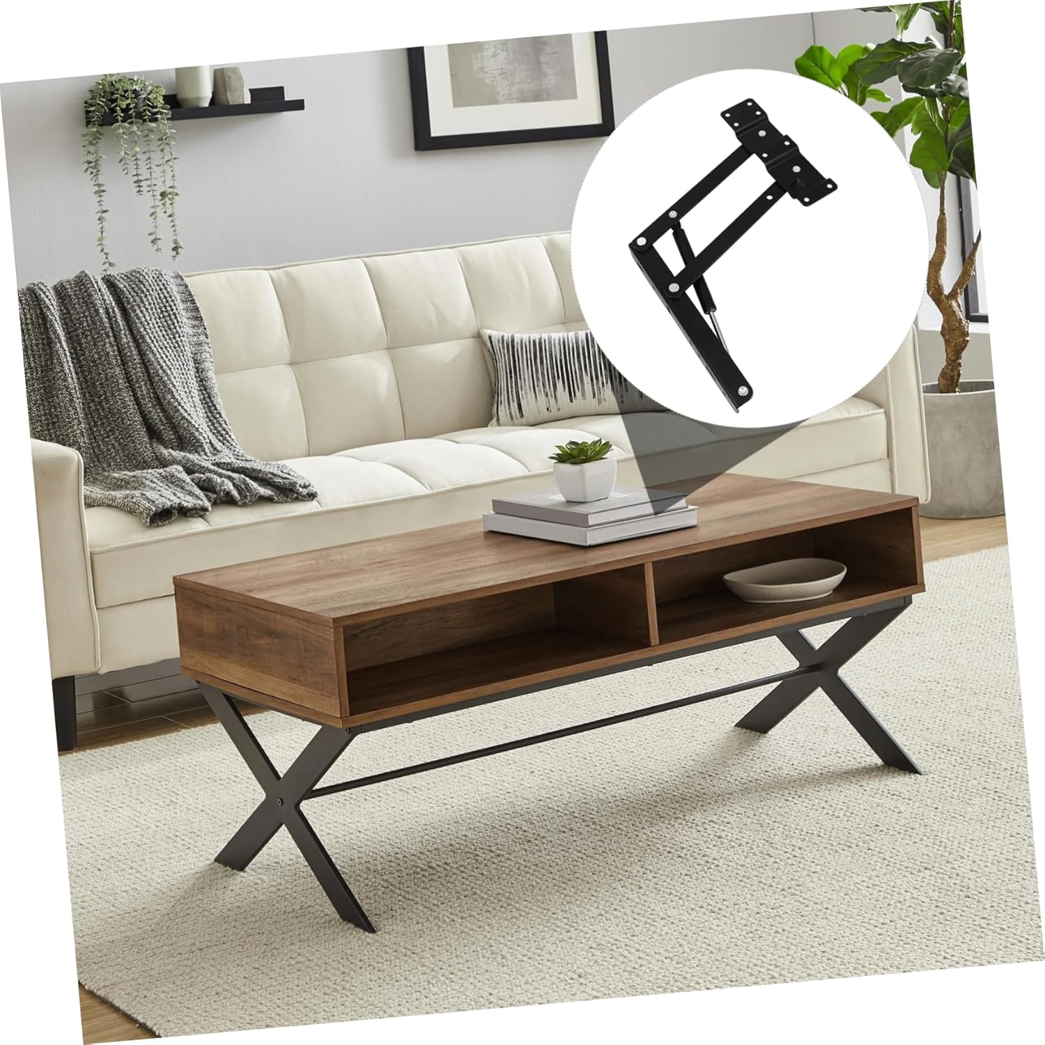 Folding Table Hardware Air Pressure Rod Support Frame Legs for Furniture Decorative Shelf Brackets Easy Installation