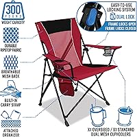 Vista 9 de Kijaro Silla Plegable Sports Fan, 26" L x 35.5" W x 37" H, Baltimore Ravens