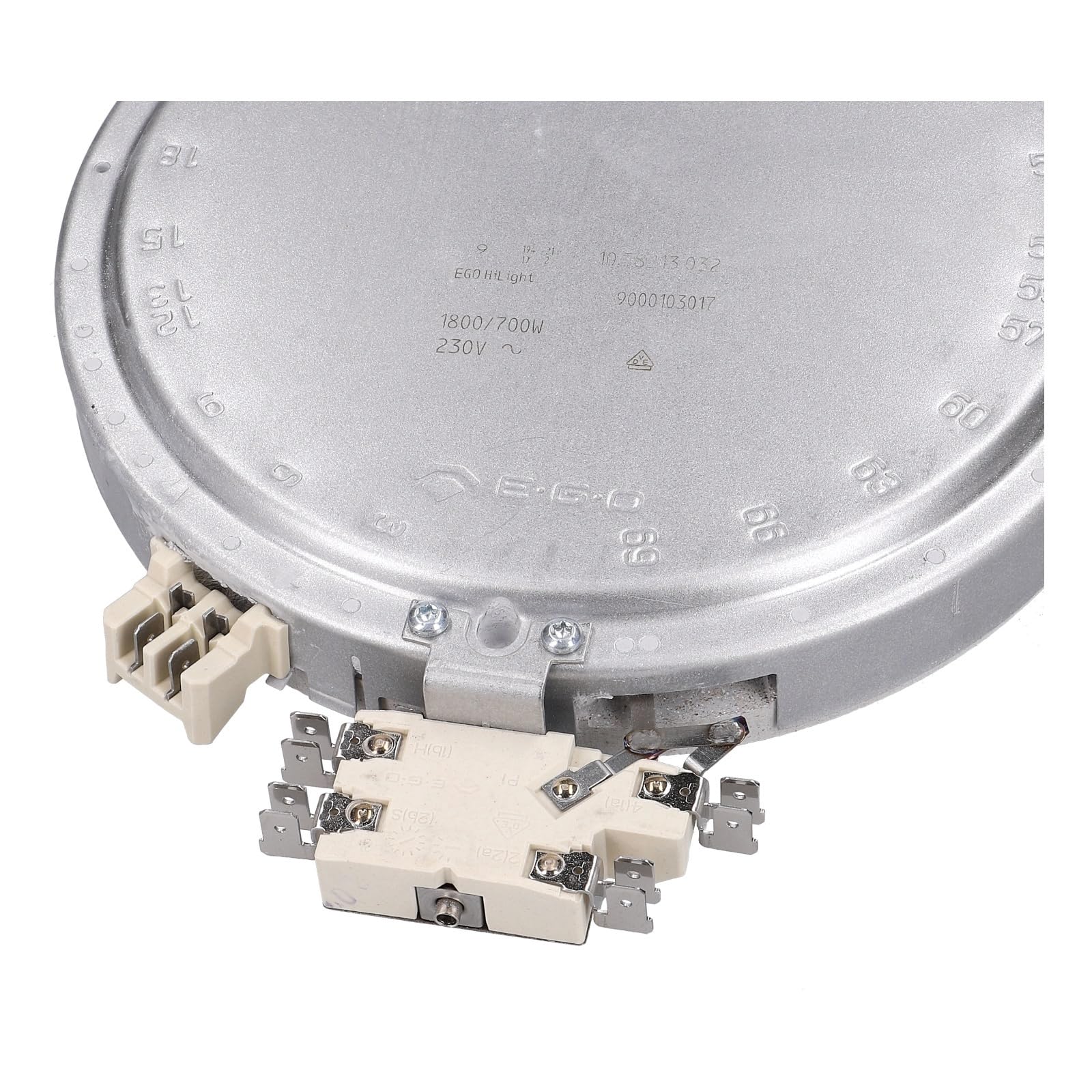 LUTH Premium Profi Parts Strahlheizkörper 2-Kreis 180/115mmø 1800/700w Ego 10.58213.032 für Kochfeld