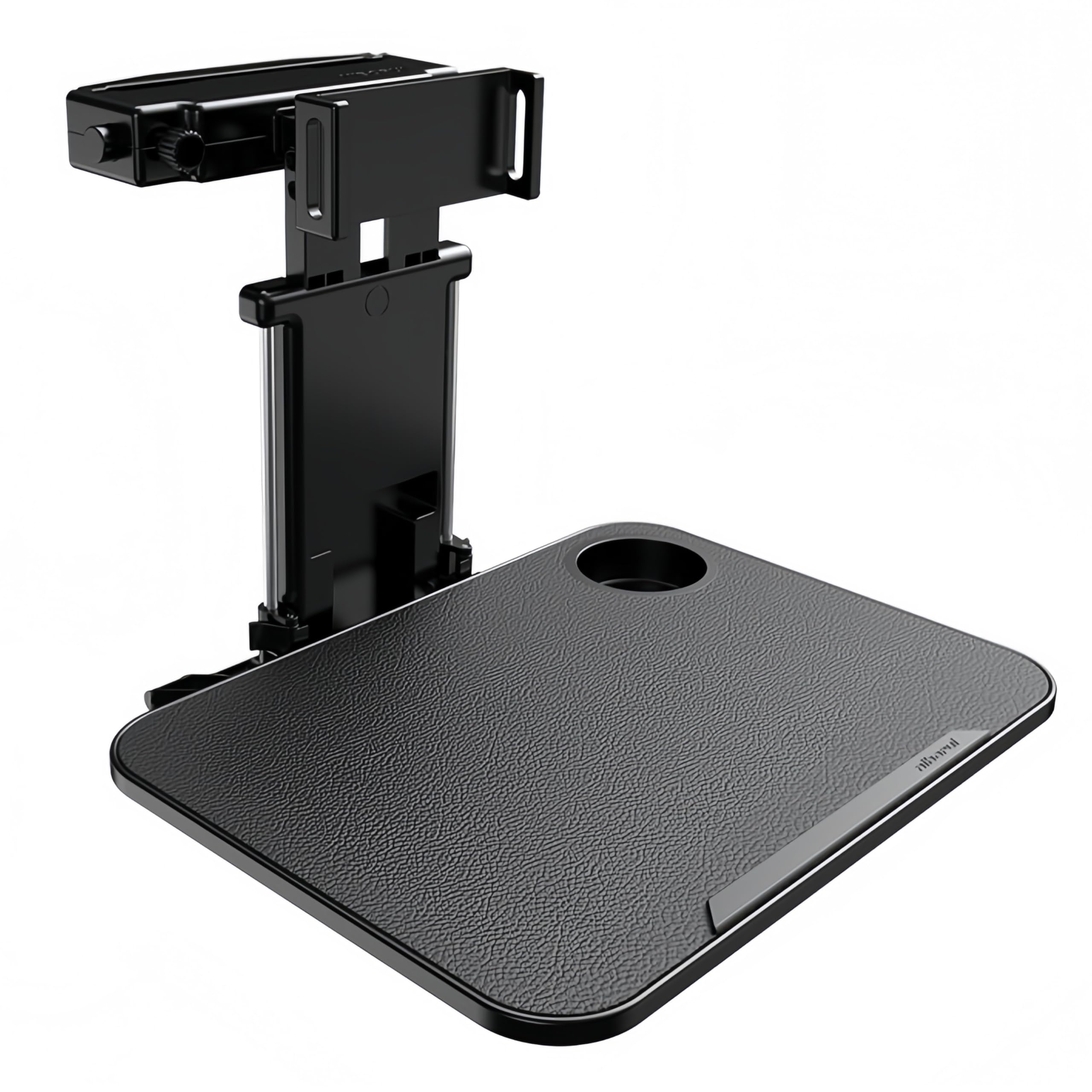 Mesa de Coche Compatible con Genesis G90, Mesa Plegable para Asientos Traseros Coche con Soporte para Tablet y Portavasos, para Viajes, Trabajo, Comidas,with Tablet Mount