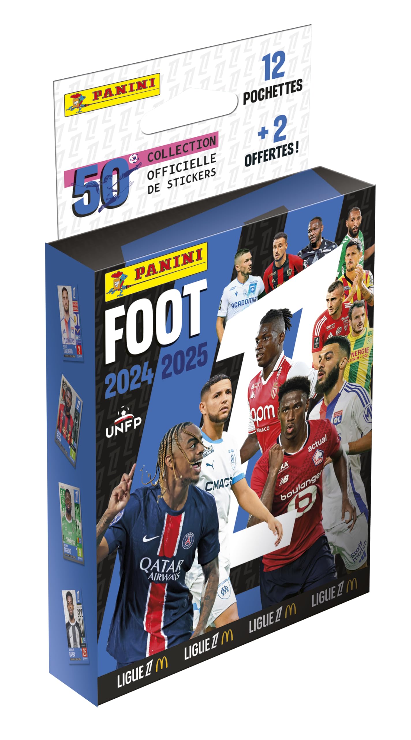 Panini McDonald's 004842KBFGD14 Football League 1 2024-2025 Blister Pack 12 Pockets + 2 Free