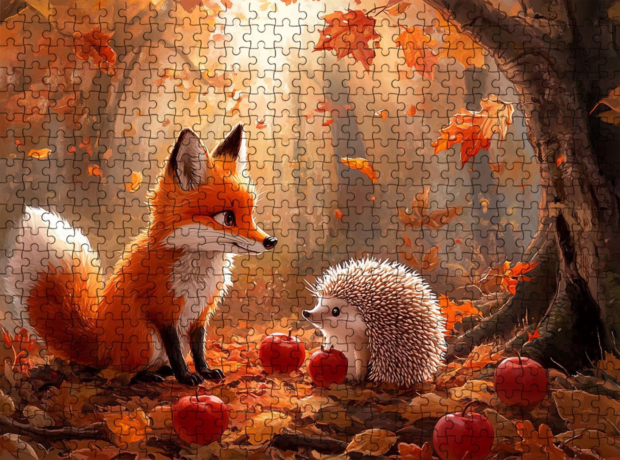 Puzzle 4000 Pezzi Classici, Puzzle Cartone animato riccio 141 x 87 cm, Gioco Educativo e Antistress in Legno con Poster Incluso, Ttività DIY per Famiglia, Regalo per Appassionati, Decor Parete, f0-544