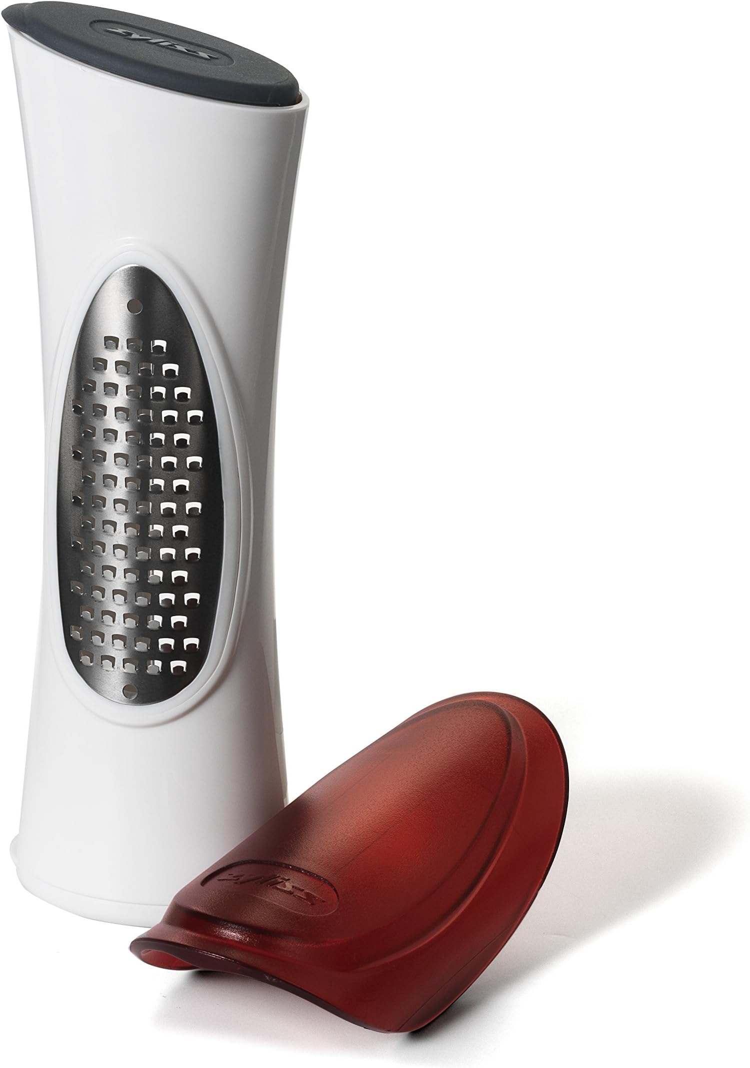 Zyliss Smooth Glide Dual Grater Dual TwoSided Cheese Grater for Medium and Coarse