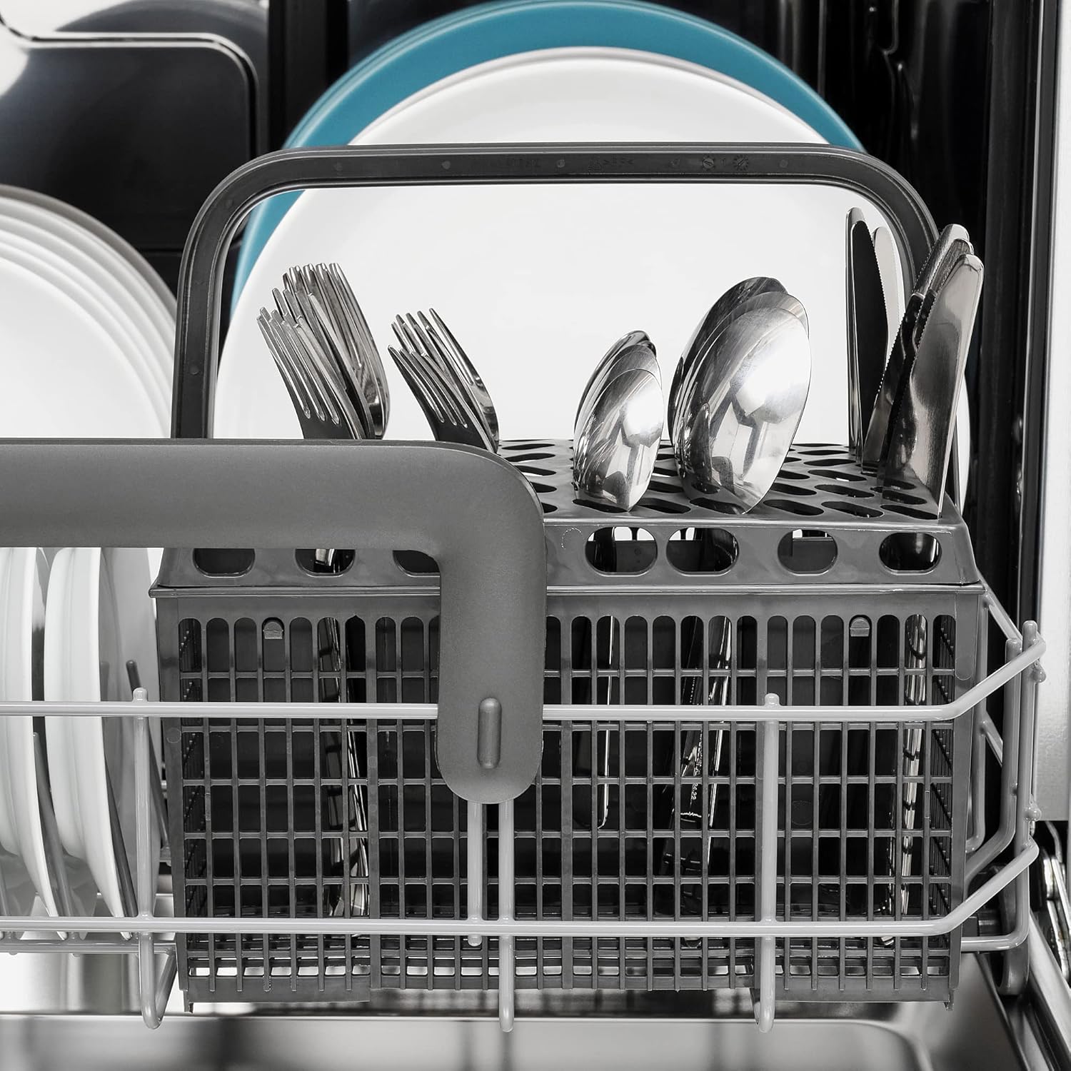 Close-up of RENODLAD dishwasher control panel with various program options