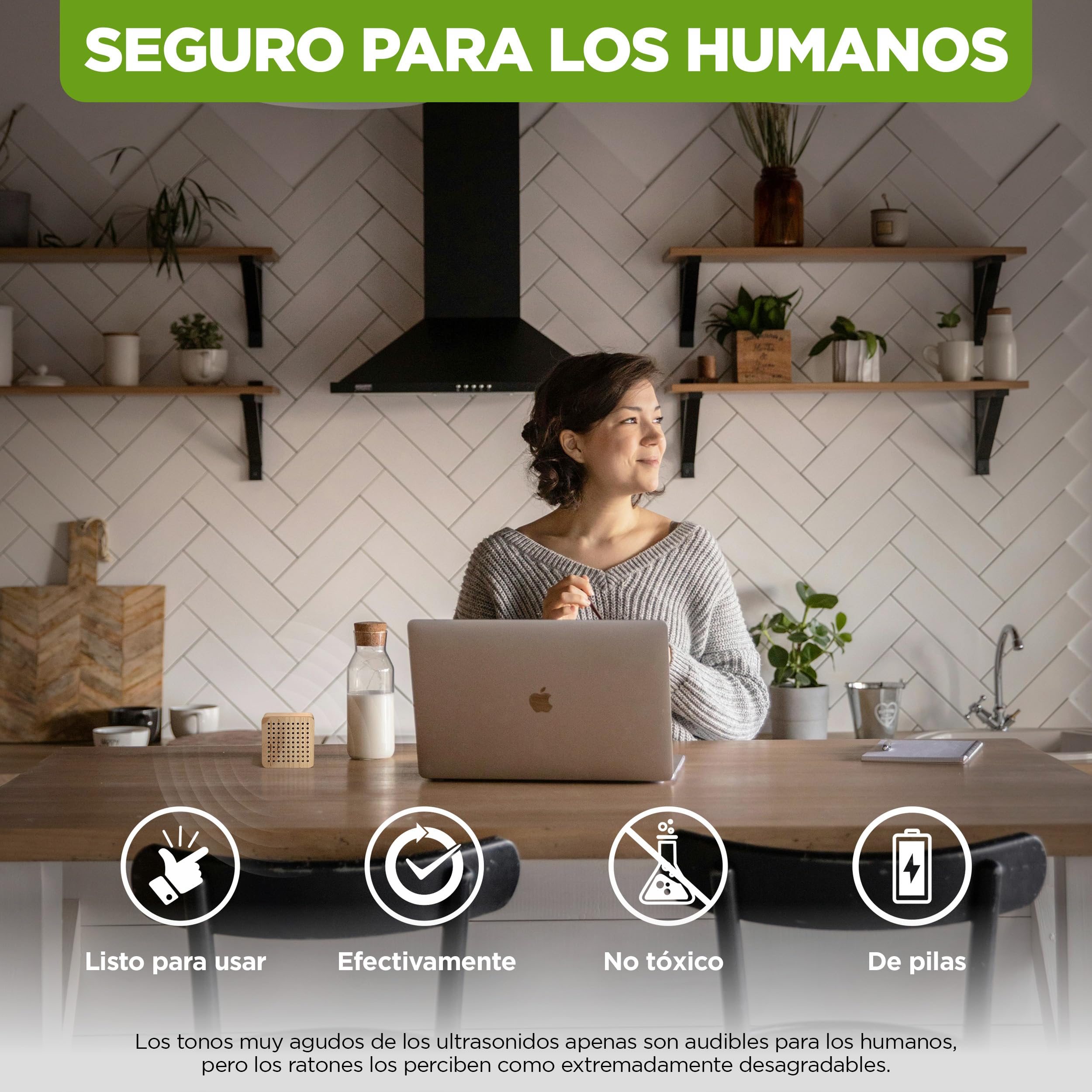 ISOTRONIC Repelente Ultrasónico para Ratones y Ratas — Dispositivo para Áticos, Sótanos y Garajes — Sin Veneno ni Trampas — Alcance Efectivo 40 m² — Pack de 3 Unidades