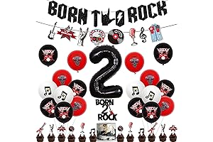 Born to Rock Themed Party Decorations