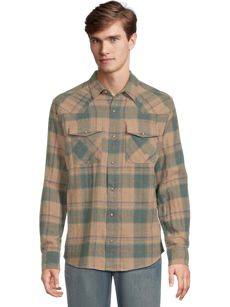 Green Ariat Huxlee Retro Fit Shirt