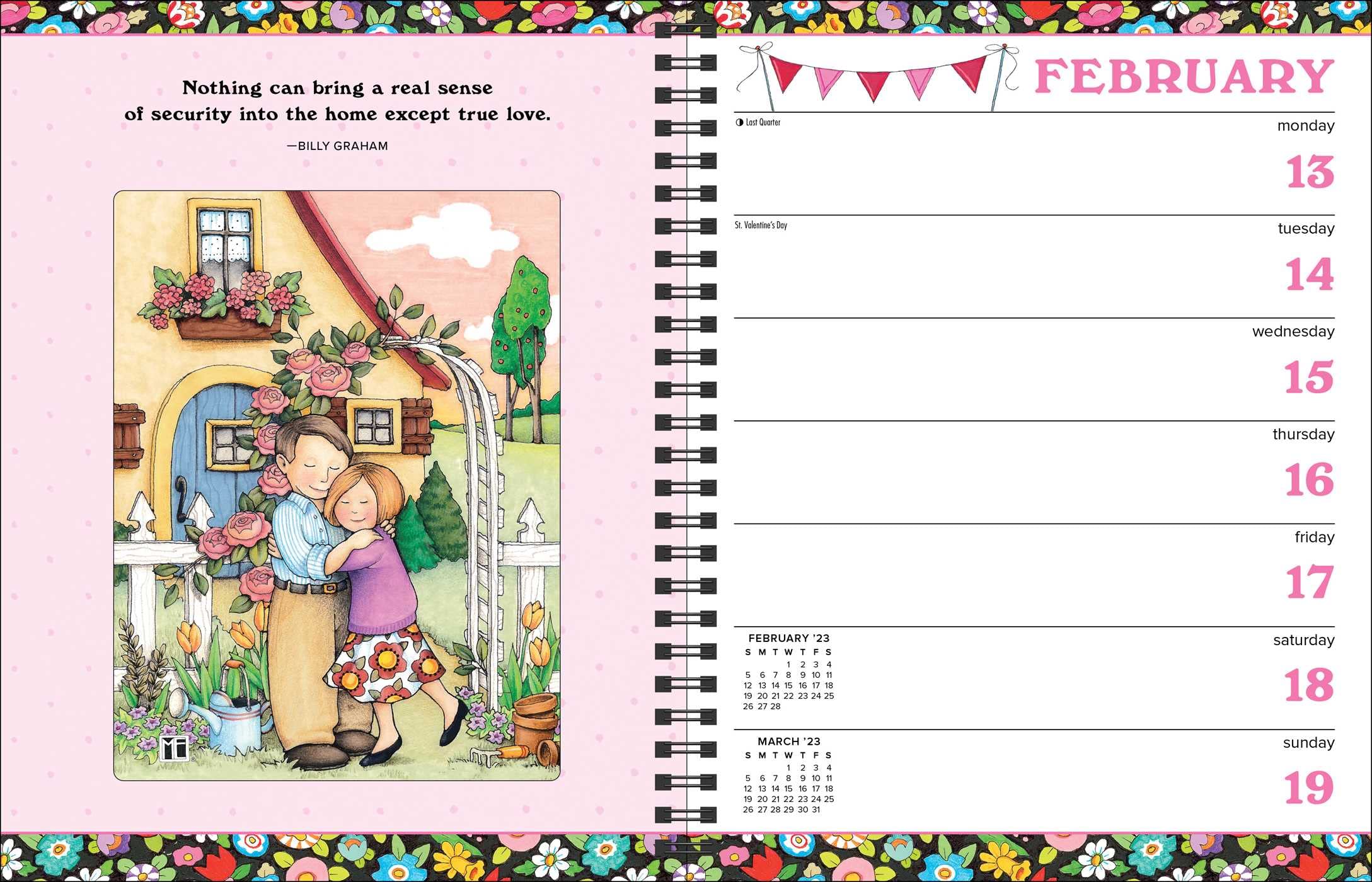 Mary Engelbreit's 12-Month 2023 Monthly/Weekly Planner Calendar