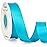 Ribbli Turquoise Blue Double Faced Satin Ribbon,1 x Continuous 25 Yards,Use for Bows Bouquet,Gift Wrapping,Wedding Decoration