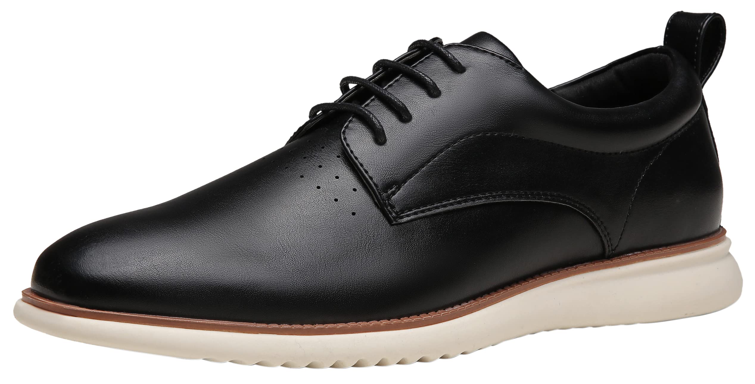 JOUSENMens Casual Shoes Non-Slip Simple Comfortable Casual Dress Shoes for Men
