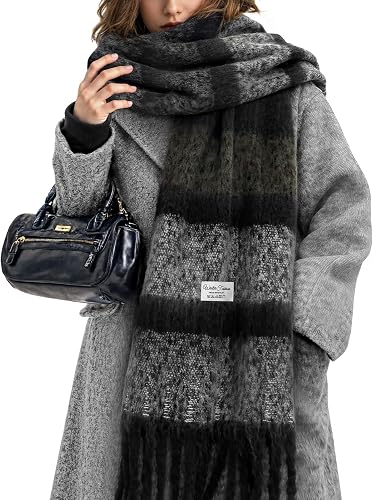 Mohair Winter Blanket Scarf