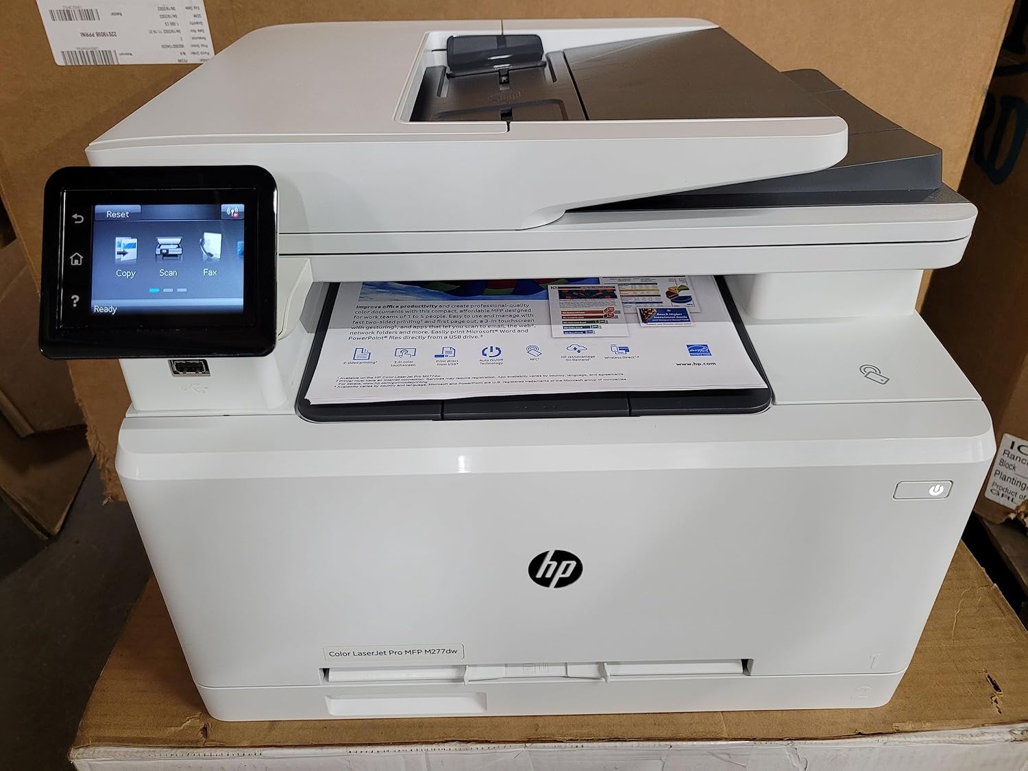 HP Color LaserJet Pro M277DW M277 Laser All-In-One Machine B3Q11A USB|Network|Wireless duplex With 90 Days Warranty (Renewed)