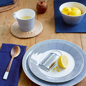 Pacific 16pce Dinnerware Set Blue Dots