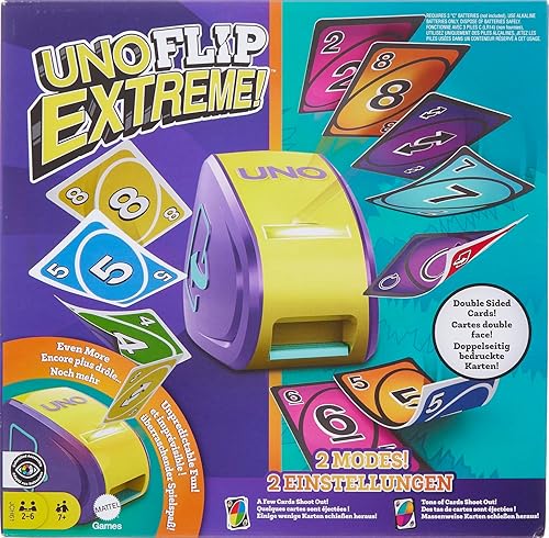 Mattel Games - UNO Flip Extreme, la nuova versione dell'iconico