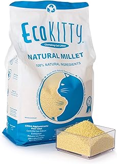 EcoKitty Clumping Cat Litter, Millet