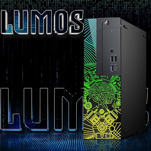 Miniatura 2 de Lumos 8 PC de escritorio para juegos, Intel Core i5 7 generación, AMD RX 6400 4GB DDR6, 8GB RAM, 256GB SSD + 1TB HDD 22 pulgadas Monitor, PCI-E