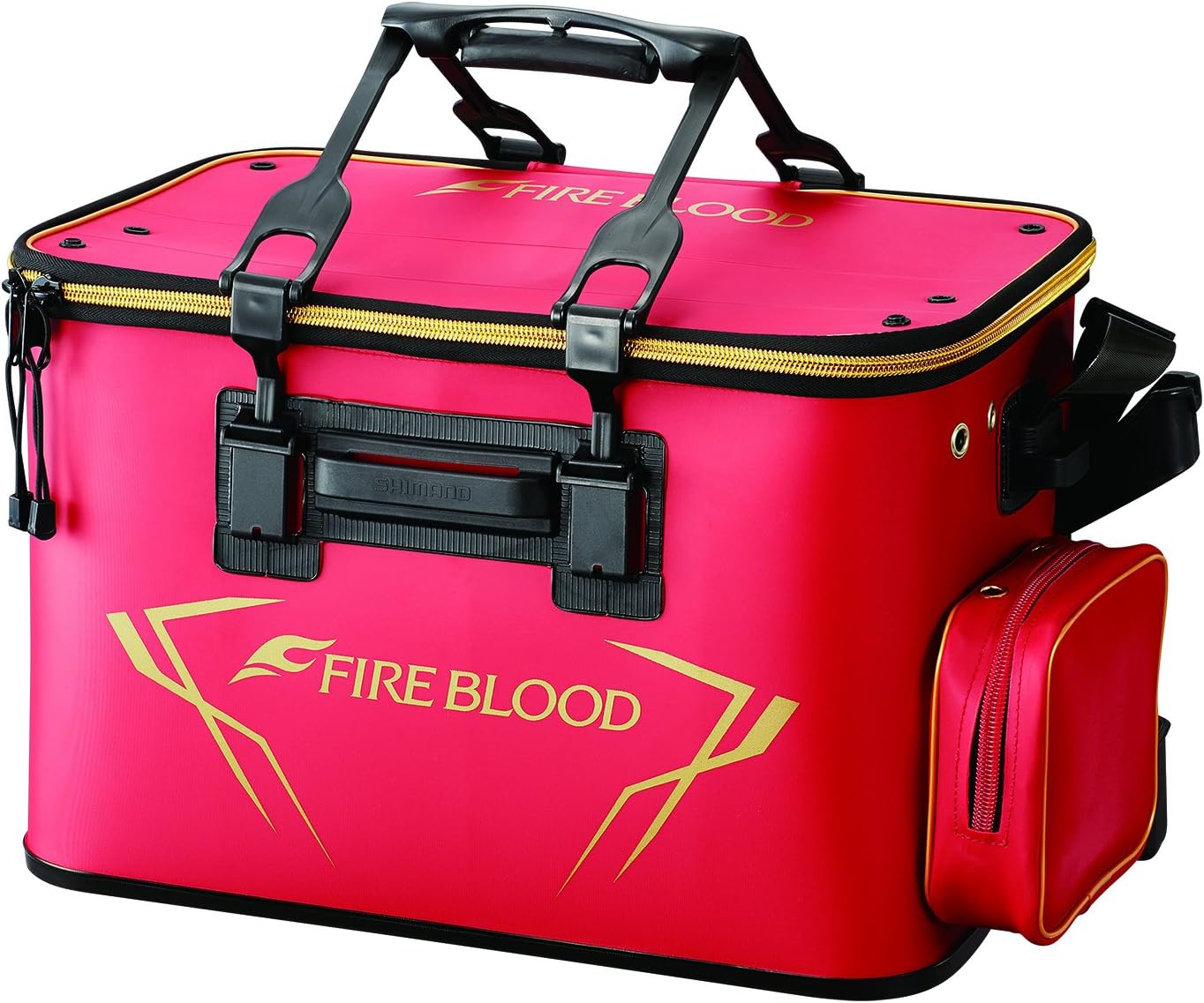 Amazon シマノ Shimano フィッシュバッカン Fireblood ハードタイプ Bk 122q ブラッドレッド 50cm シマノ Shimano バケツ バッカン
