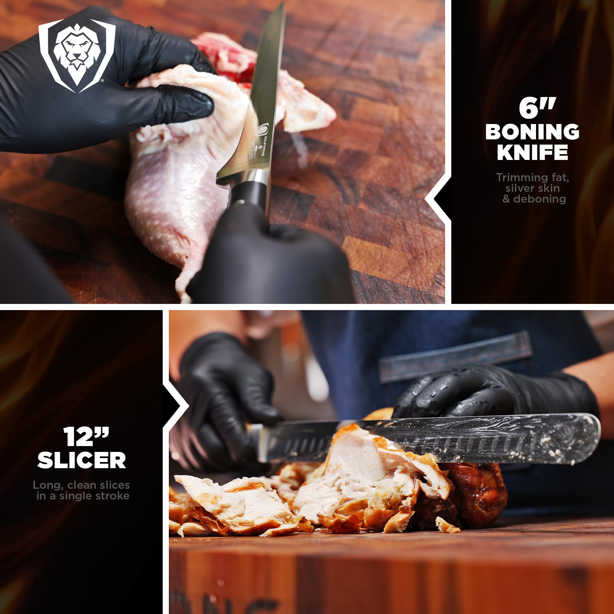 Dalstrong 2-Piece Knife Set, 12-Inch Slicer and 6-Inch Boning Knife — Amazon image 4