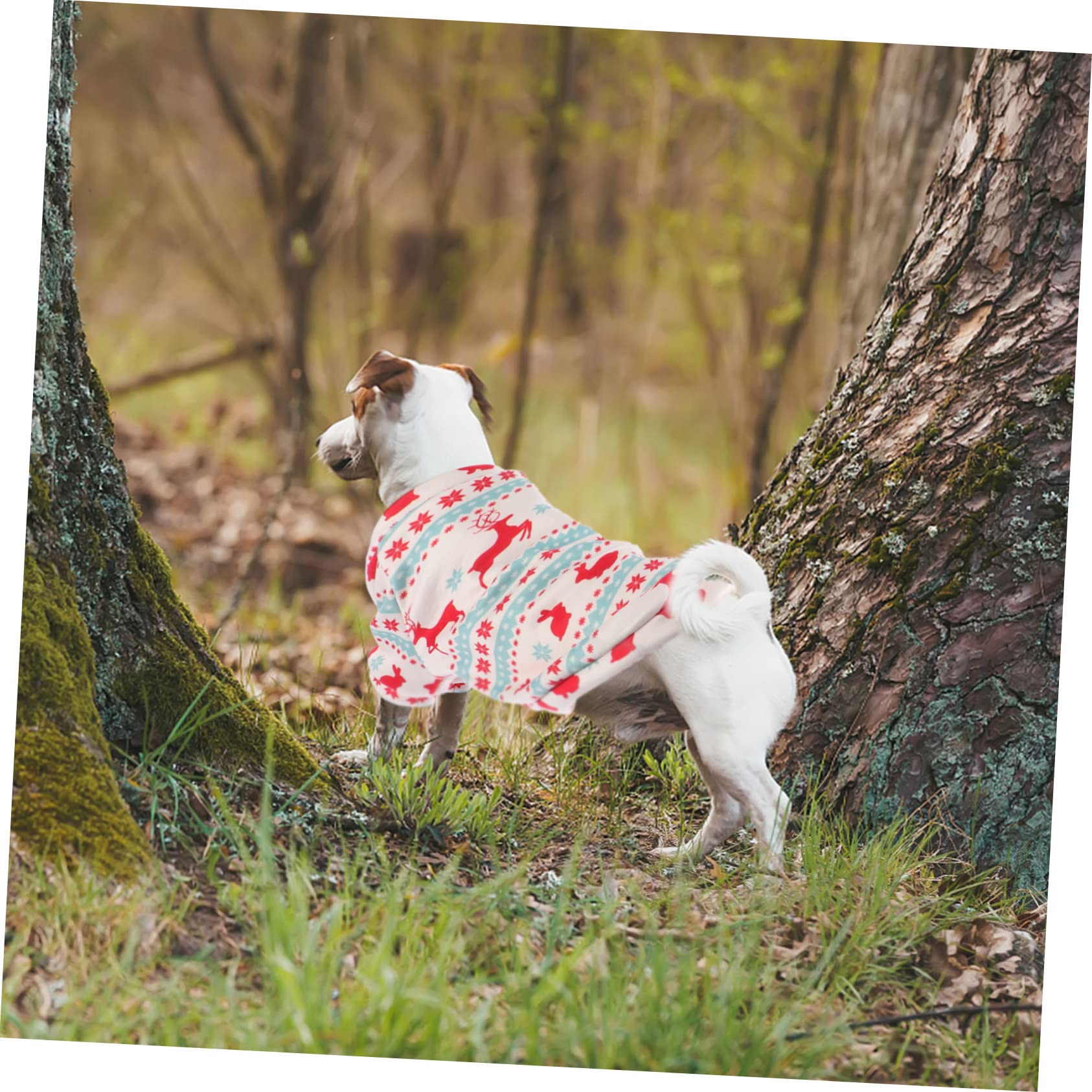 BESPORTBLE 1pezzi Vestiti per Cani Costume di Natale per Animali Domestici Abbigliamento Natalizio per Cani Resistente e Confortevole Compatto e Elegante per Feste e Passeggiate