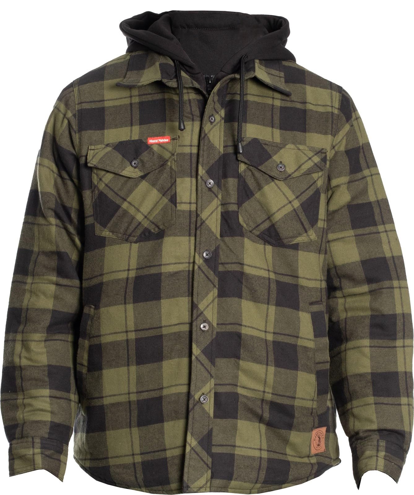 Hard Yakka Fern Quilted Flannel Shacket X-Large Xl