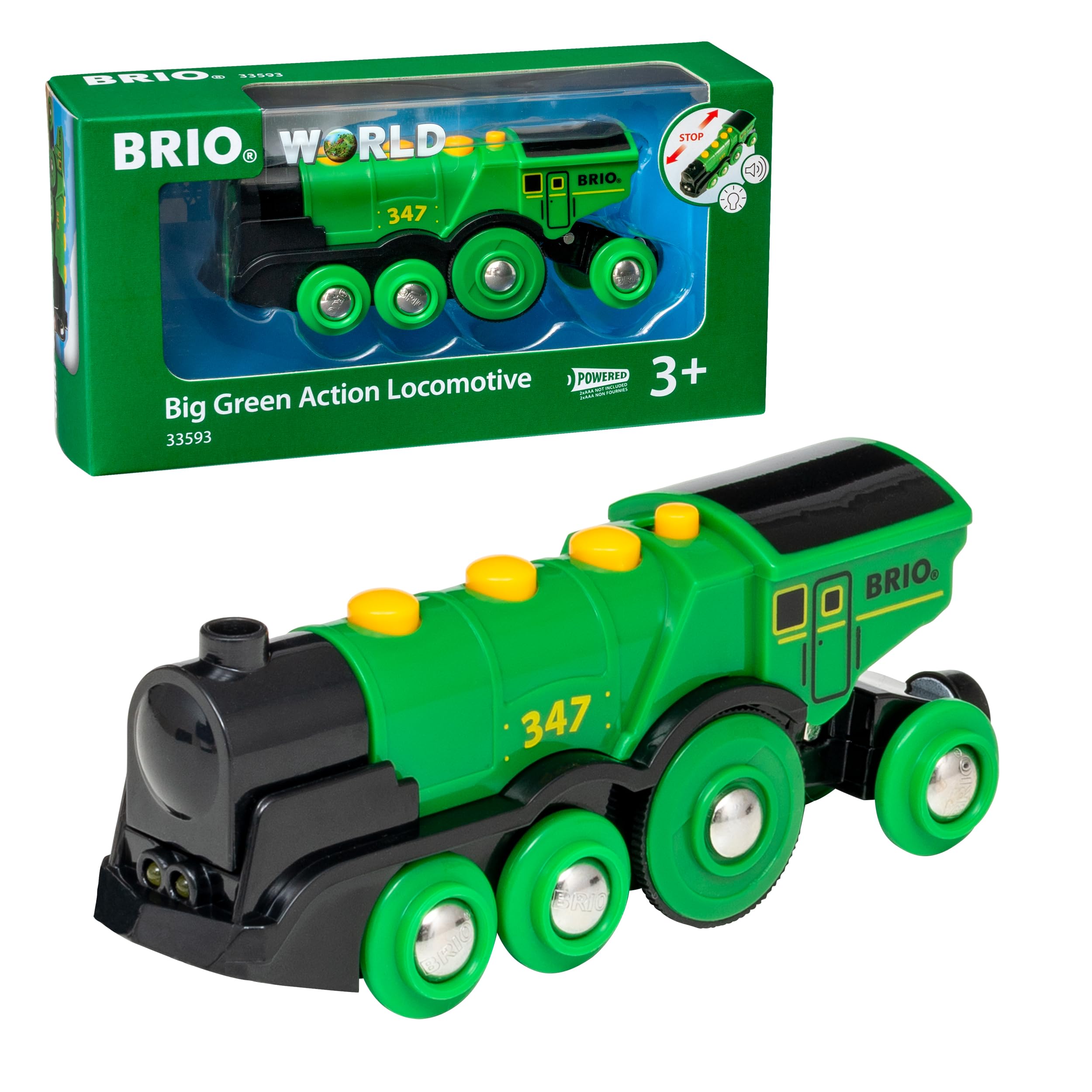 Brio Green World - Big Action Locomotive