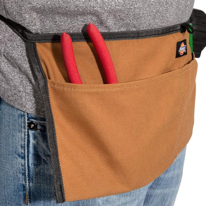 Delantal de cintura Dickies con 2 bolsillos de lona miniatura 2