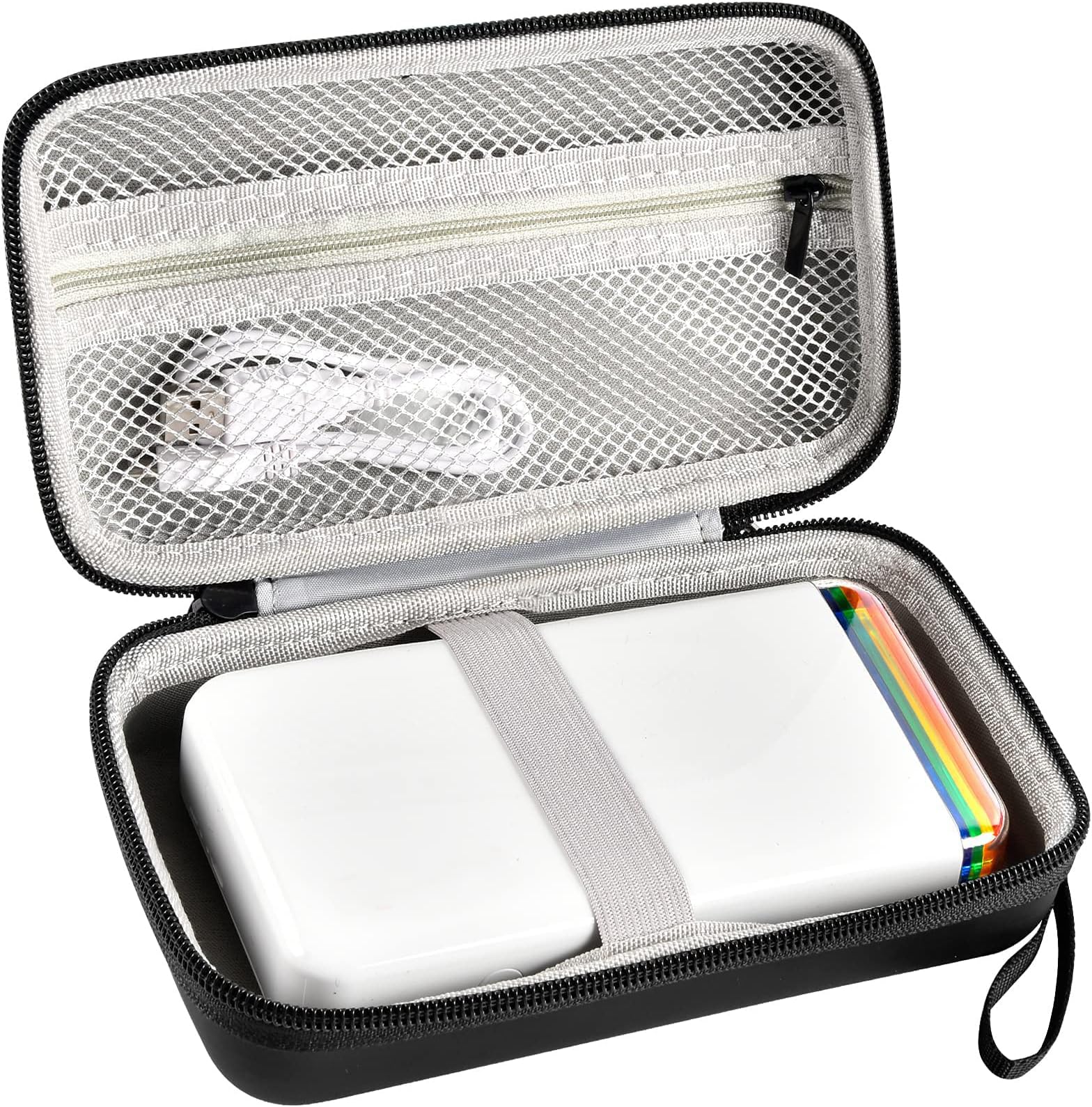 Case Compatible with Polaroid Hi-Print 9046 Bluetooth Connected 2x3 Pocket Photo Printer, Travel Pocket Picture Printer Organizer Holder Bag for Paper Cartridges and More Accessories(Box Only)