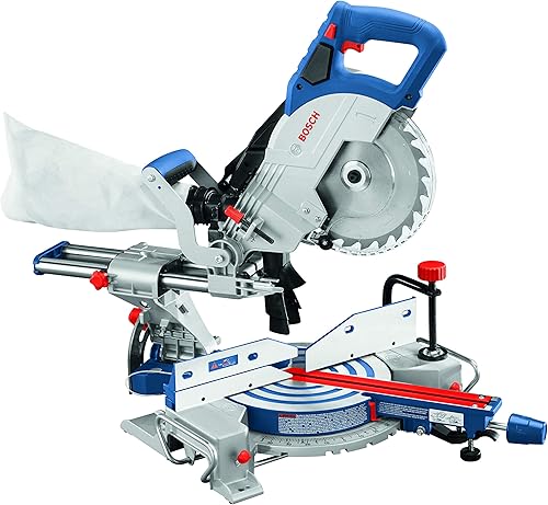 Miniatura 9 de BOSCH GCM18V-08N 18V 8-12 pulgadas Sierra ingletadora deslizante de un solo bisel (herramienta desnuda)