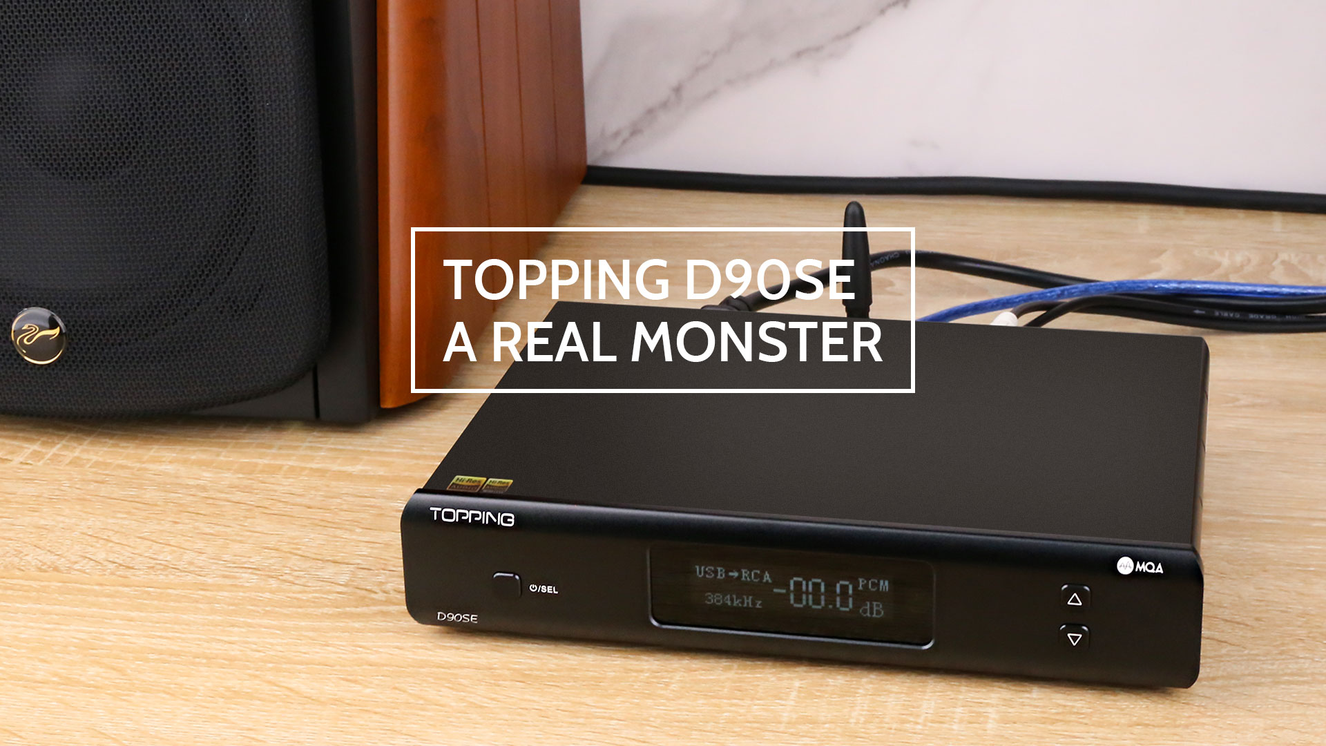 Topping D90SE Full Balanced HiFi DAC MQA ES9038PRO LDAC Bluetooth