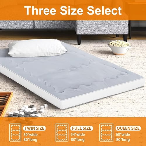 Miniatura 7 de NeuType Colchón futón extra grueso para adultos y niños, adecuado para campamento, viajes por carretera, habitación de invitados, colchón de futón