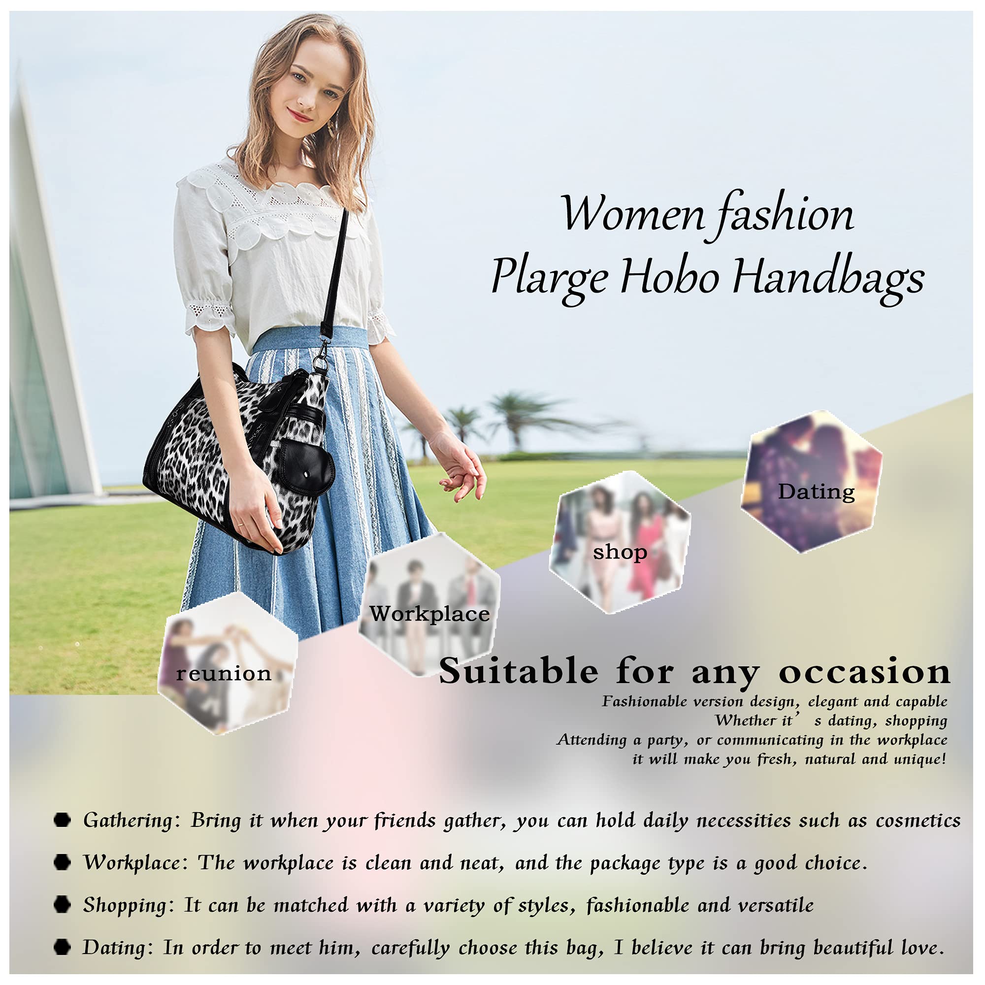 Angel Kiss Handtaschen für Damen, Hobo-Geldbörse, geräumig, lässig, Schultertaschen, PU-Tragetasche, Umhängetasche für Damen