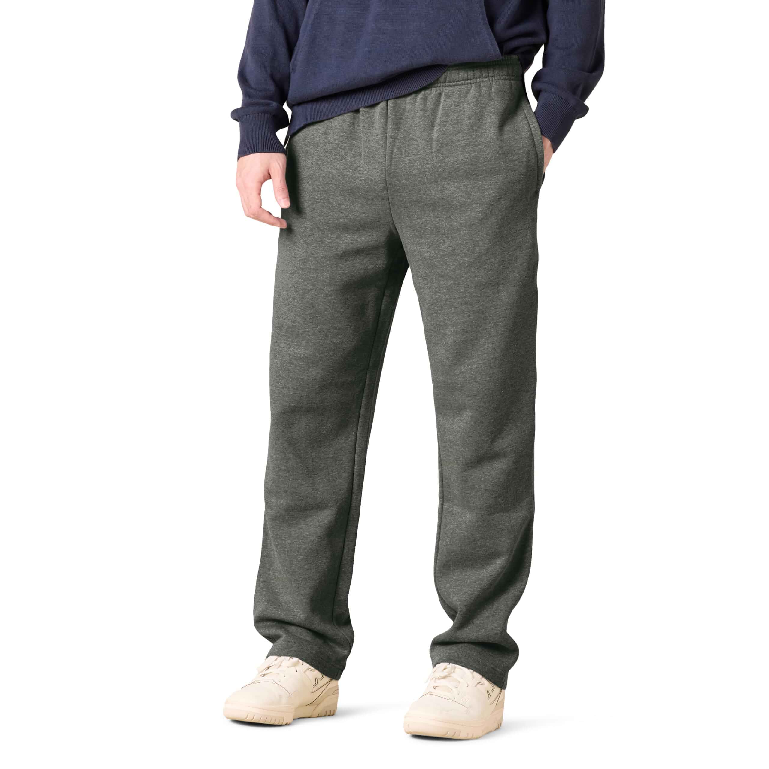 Amazon Essentials Men's Fleece Open Bottom Sweatpant (Available in Big & Tall) Sweatpants