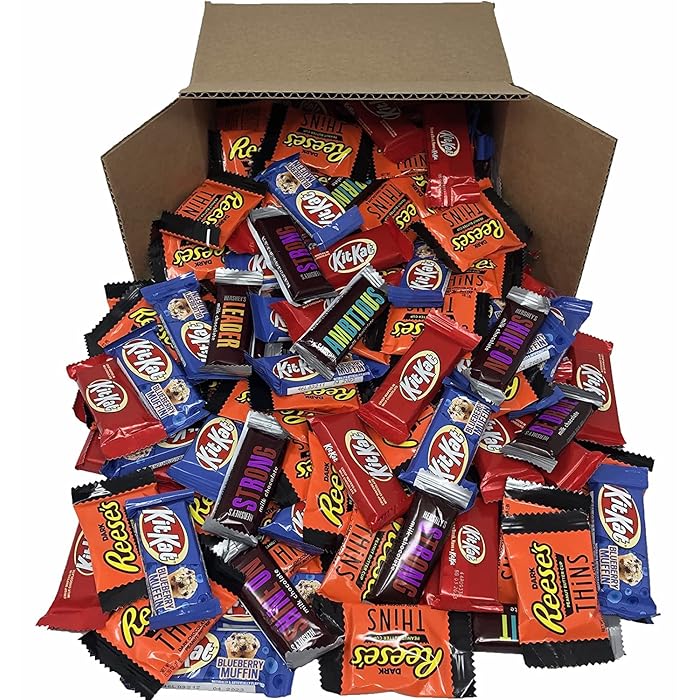 Buy BULK CHOCOLATE CANDY BAR MIX 5 LB of Individually Wrapped Milk