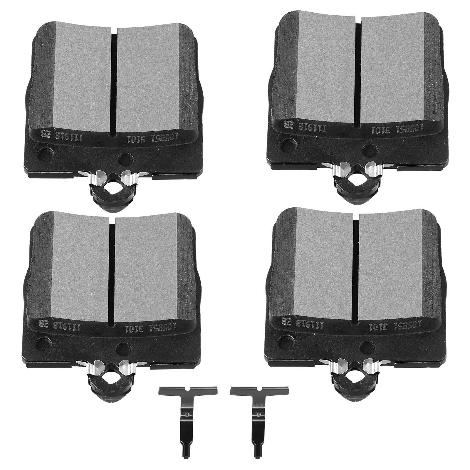 SCITOO D779-7647 Rear Brake Pads Fit For 2004-2008 For Chrysler Crossfire,1999 2000 2002-2005 For Mercedes-Benz C230,2001-2005 For Mercedes-Benz C240,1996-2000 For Mercedes-Benz C280