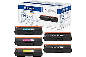 Brother TN-331 Toner Cartridge 5-Pack