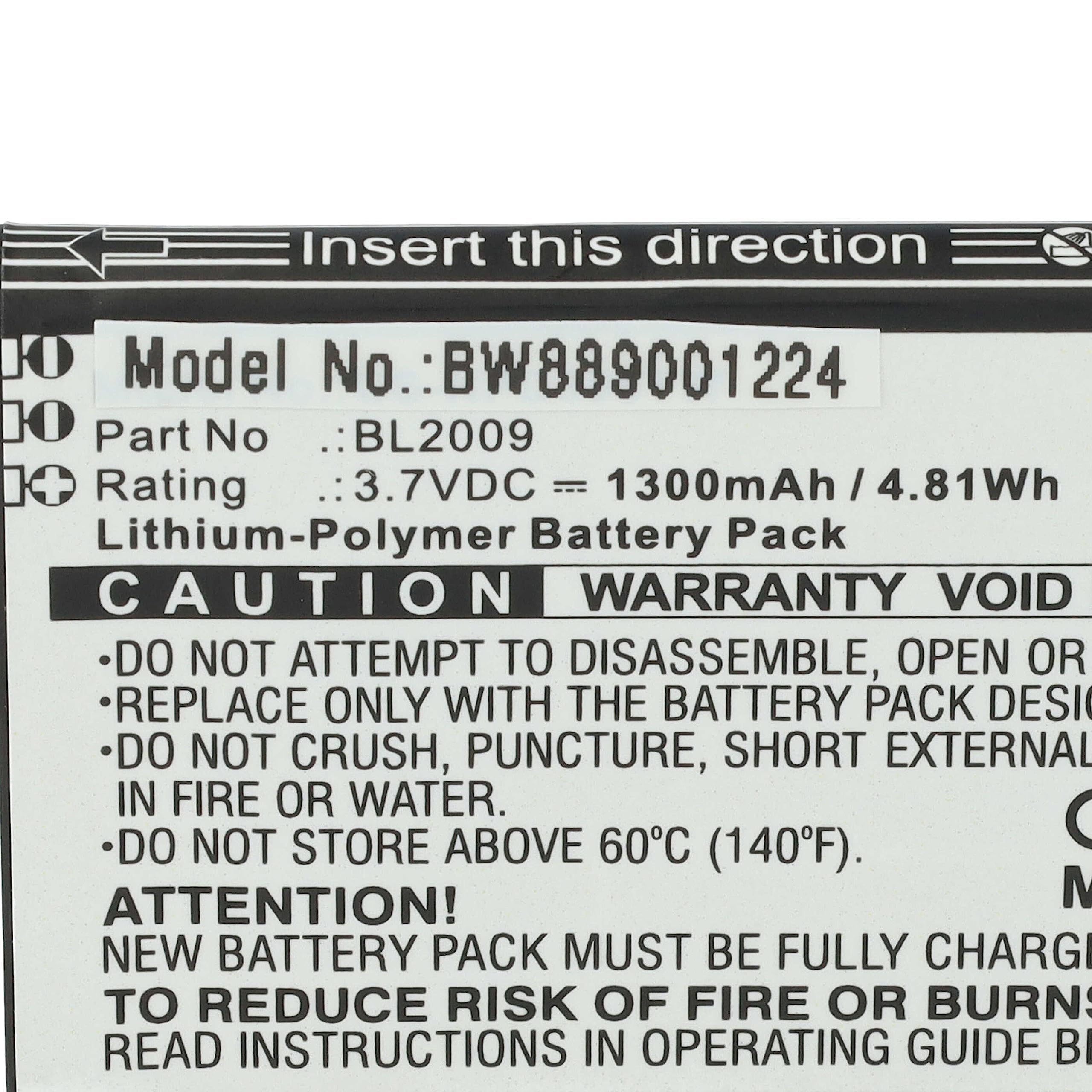 Vhbw 1x Batterie Compatible Avec Icom IC-V80, IC-U80, IC-V80E Radio Talkie-walkie (1300mAh, 7,2V - View #14