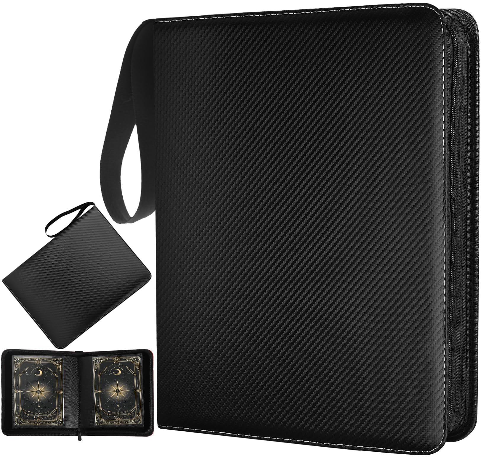 xl card binder Hipoocok Jumbo Binder, Holds 60 Pockets (5.9x8.1 Inch) Large Cards Variant:Greninja & Zoroark Composite Item lock rings will reliably Crystal Guardians Booster Box